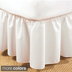Ruffled Poplin 14-inch Polyester/Cotton Bedskirt