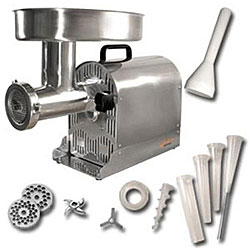 Pro-Series by Weston #22 Stainless Steel Electric Meat Grinder / Stuffer