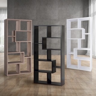 Furniture of America Verena Contoured Leveled Display Cabinet