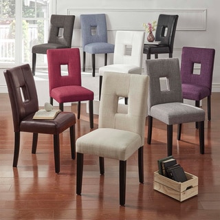 INSPIRE Q Mendoza Keyhole Back Dining Chairs (Set of 2)