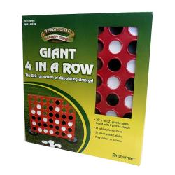 Giant Garden Four-in-a-row Game with Super-sized Plastic Playing Board