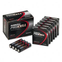 Duracell Procell Alkaline AAA Batteries (Case of 24)