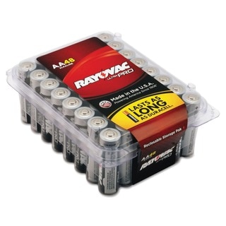 Rayovac Ultra Pro Alkaline AA Batteries (Case of 48)