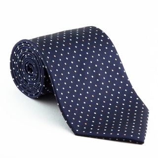 Platinum Ties Men's Patterned 'Blue Diplomat' Tie