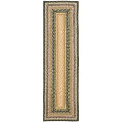 Safavieh Hand-woven Indoor/Outdoor Reversible Multicolor Braided Rug (2'3 x 8')