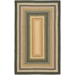 Safavieh Hand-woven Indoor/Outdoor Reversible Multicolor Braided Rug (8' x 10')