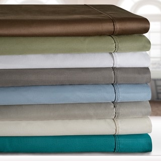 Luxor Treasures Wrinkle-resistant 600 Thread Count Cotton Blend Sateen Split King-size Sheet Set