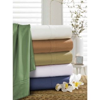 Egyptian Cotton 500 Thread Count Extra Deep Pocket Solid Sheet Set