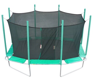 Magic Circle 9x14 Rectangle Trampoline with Safety Cage