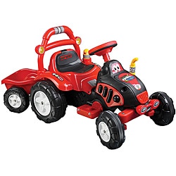 Lil' Rider The King Tractor and Trailer Battery Operated Ride-on