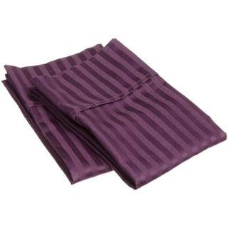 Egyptian Cotton Stripe 400 Thread Count Pillowcases (Set of 2)