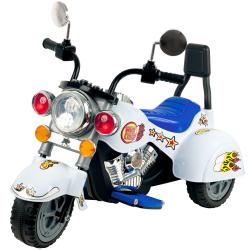 Lil' Rider White Knight Three Wheeler Motorcycle Ride-on