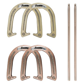 Franklin Sports Forged Carbon-steel Expert Pitching Horseshoe Set