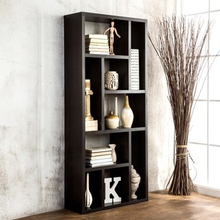 Furniture of America Espresso Multi-Purpose 3-in-1 Display Cabinet/ TV Stand/ Bookcase