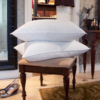 White Goose Feather Pillows (Set of 2)