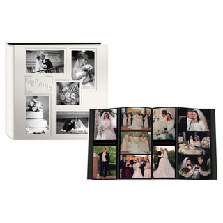 Pioneer 5-Up Sewn Embossed Collage Frame Photo 12-inch Album