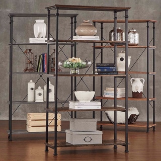 TRIBECCA HOME Myra Vintage Industrial Modern Rustic 40-inch Bookcase