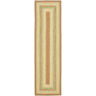 Safavieh Hand-woven Country Living Reversible Rust Braided Rug (2'3 x 6')