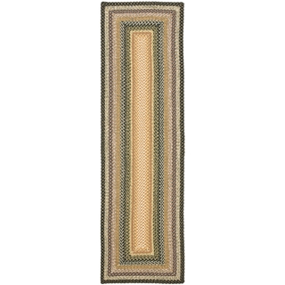 Safavieh Hand-woven Country Living Reversible Blue Braided Rug (2'3 x 10')