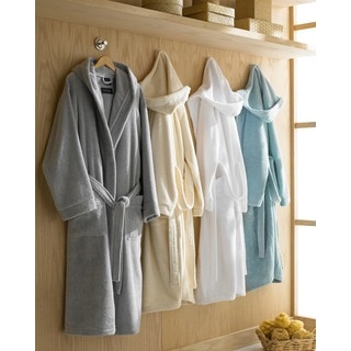 Hooded Turkish Cotton Plush Bath Robe