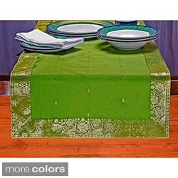 Hand Crafted 14-Inch x 84-Inch Sari Table Runner (India)