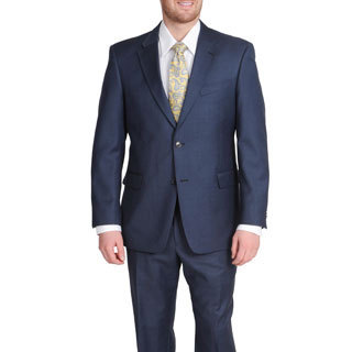 Tommy Hilfiger Men's Blue Shark Wool Suit Jacket Separate