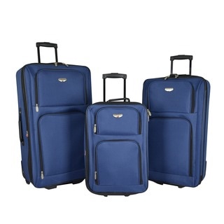 Traveler's Club Genova Collection 3-piece Rolling Expandable Luggage Set