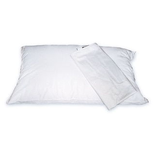 Restmate TempAssure Pillow and Nano-Tex Stain Resistant Cotton Protector Set