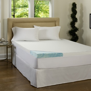Comforpedic Loft from Beautyrest 3-inch Gel Memory Foam Mattress Topper with Water Resistant Cover