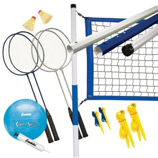 Franklin Sports Recreational Badminton/Volleyball Set