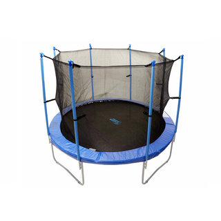 Trampoline Enclosure Set for 14 ft. Round Frame Trampolines with 4/ 8 'W' shaped Legs