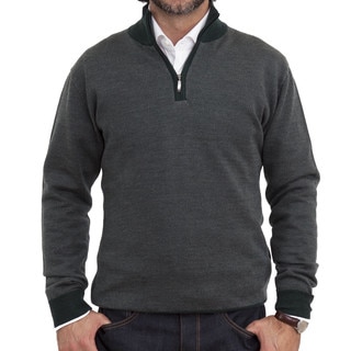 Luigi Baldo Herringbone 1/4-zip Sweater
