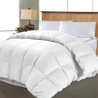 Hotel Grand 1000 Thread Count Egyptian Cotton Oversized White Down Comforter