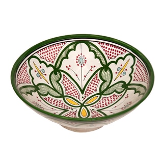 Moroccan Verde Ceramic Bowl (Morocco)