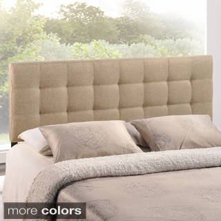 Lily Queen-size Tufted Linen Headboard
