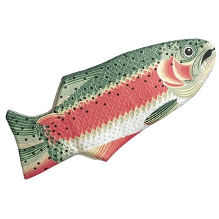 Rainbow Trout Quilted Cotton Oven Mitt