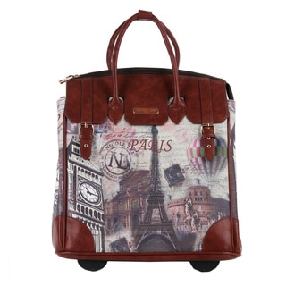 Nicole Lee Paris Rolling Business Special Print Edition Tote