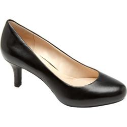 Women's Rockport Seven To 7 65mm Pump 2 Black Smooth Leather
