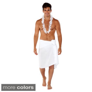 Men's Solid Fringeless Sarong (Indonesia)