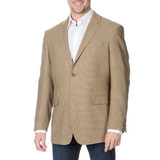 Prontomoda Italia Men's Tan Wool Jacket