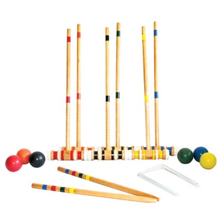 Beginner Six Player Wood Croquet Set