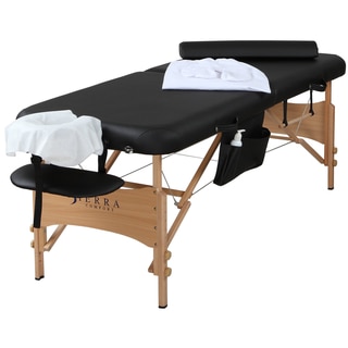 Sierra Comfort All-inclusive Portable Massage Table with Accessory Package