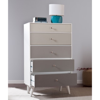 Harper Blvd Grayscale Colorblock 5-Drawer Anywhere Storage Cabinet