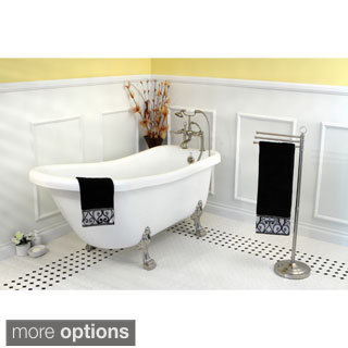 Vintage Collection 67-inch Acrylic Slipper Clawfoot Tub