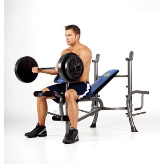 Marcy Standard Size Bench with 80-pound Weight Set