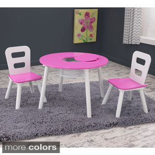 KidKraft 3-piece Round Table and Chair Set