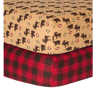 Trend Lab Northwoods Checkered Flannel Sheet (2 Pack)
