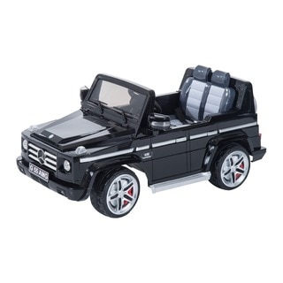 Aosom Black Mercedes-Benz Kids 12V Ride-on Car with Remote
