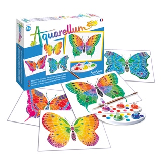 Aquarellum Junior Butterflies Art Canvas
