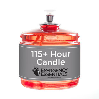 Emergency Essentials Red 115 Hour Emergency Candle (Case of 12)